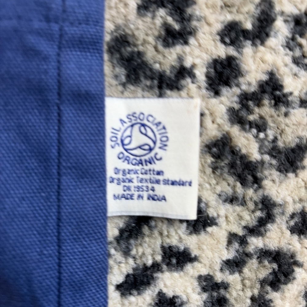 Neal's Yard Remedies Organic Reuseable Cotton Tote Bag In Navy Blue View 3